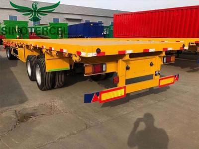 China SINOTERCEL 40 Ft Flatbed Trailer 40 Feet Aluminum Flatbed Trailer for sale