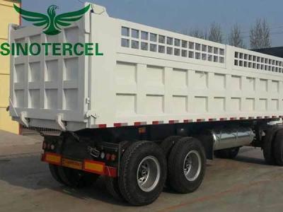 China Semi remolque de cerca blanca de 40 a 80 toneladas en venta