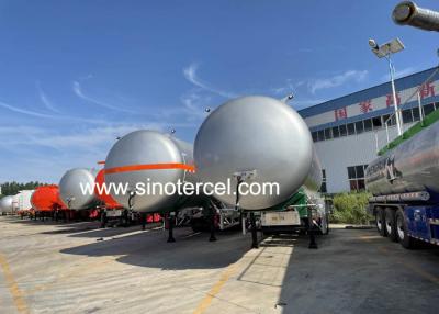 China 3Axle brandstoftank Halftrailer 30CBM-60CBM Watertanker Halftrailer Te koop