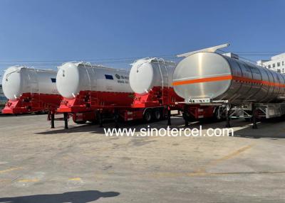 China Op maat gemaakte 60CBM Olie Tanker Semi Trailer Met Pomp en Stroommeter Te koop