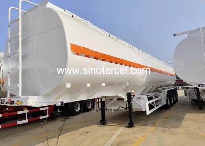 China 30CBM brandstoftank Halve aanhanger met Q235 koolstofstaal materiaal Te koop