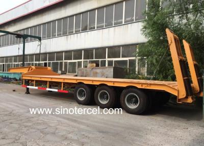 China Semi Low Bed Heavy Duty Semi Low Bed Trailer JOST 3.5 Kingpin zu verkaufen