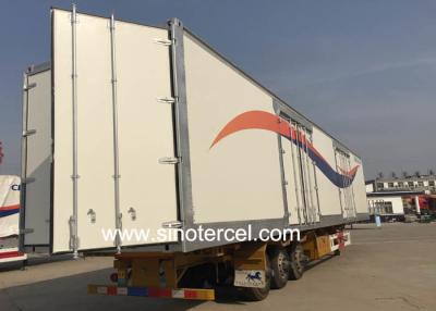 Cina 50T Box Semi-Retrailer 50000kgs Load Semi-Truck Box Trailer in vendita