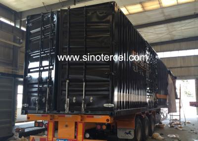 Cina 53 ft Semi Truck Box Trailers 50000kg Semi Trailer Storage Container in vendita