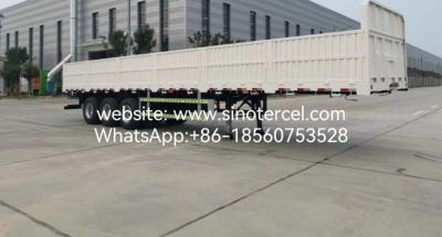 China Pallet Transport Sidewall Semi Trailer 20000kg-70000kg Cargo Container Trailer for sale