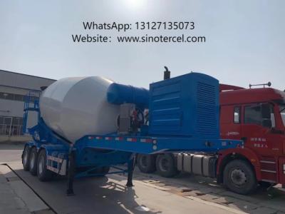 China Semi Trailer Mixers Unrivaled Efficiency In Material Blending 3 Axles 20CBM for sale