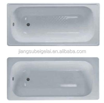 China High Quality Soaking Built In Popular BGL-0101 Enameled Steel Tub for sale