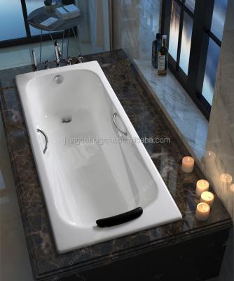 China Good Quality Enclosed Built-in Enameled Cast Iron Bathtub for Hotel and Home BGL-02 for sale