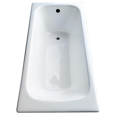 China 1700mm popular cheap built in alove drop-in cast iron bathtub bathtub for kids for sale