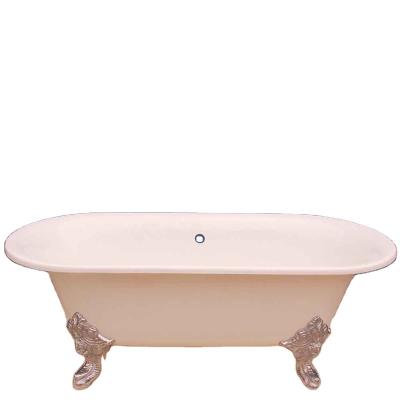 China Elegant Freestanding Decoration Home Used Cast Iron Bathtub With Imperial Claw Foot for sale