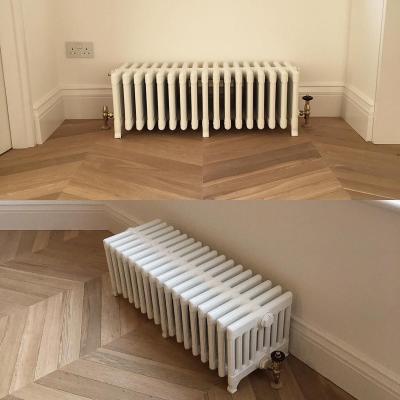 China Traditional Hot Sale 1500w 9 Column Cast Iron Radiators Antique Victorian Central Hot Water 70cm Long for sale