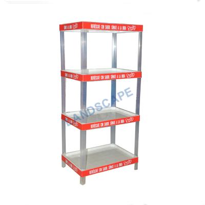 China Custom Coke Beverage Rack / Exhibit Display Case / Beverage Display Racks Plastic for sale