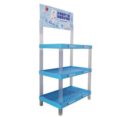 China Custom Motorcycle Oil Heavy Duty Plastic Display Rack Recycle Use Retail Promotion Display Rack For Store for sale