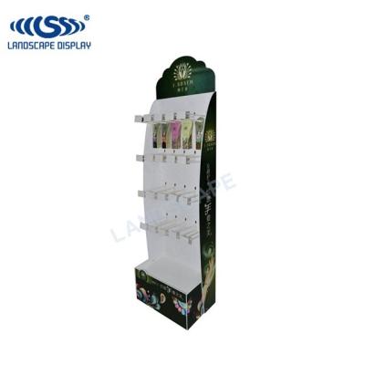 China Floor standing customized cream pvc foamex blister display stand/floor PVC blister pack/hand display rack for sale