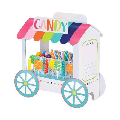 China Simple design mall candy cart with acrylic display box candy kiosk for sale ACD526 for sale