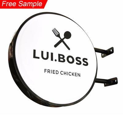 China Illuminated Advertising Led Light Box Double Sided Outdoor Restaurant Menu Led Light Boxes For Fast Food for sale