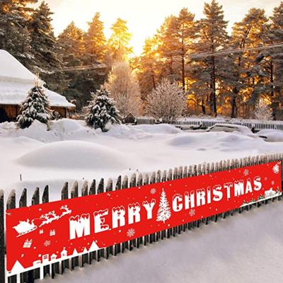 China Custom Outdoor & Indoor Supplies Merry Christmas Decorations 2021 Outdoor New Year Indoor Home Christmas Ornaments Banner Decoration Items for sale