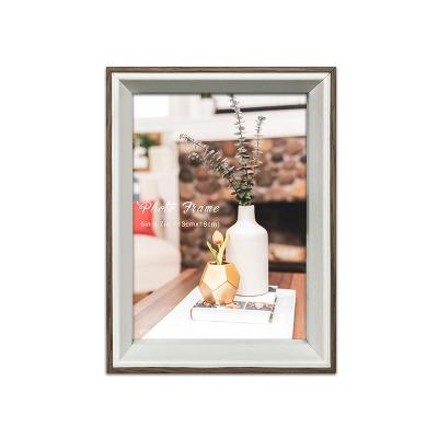 China High Quality Modern Home Decorative Photo Frame Rectangle Rectangle Decor Wall Wood Frame For Home Decor for sale