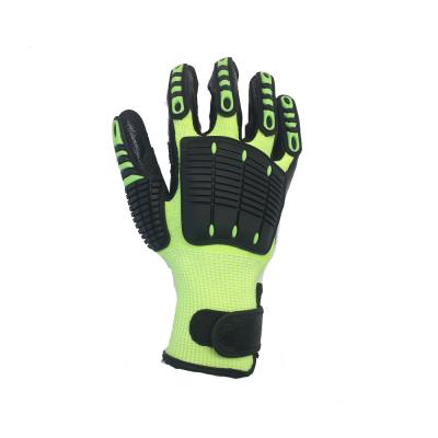 China Anti-collision Design On The Back Of Hand Impact Resistant Work Gloves Safety Gloves Anti Impact Cut Resistant Glove Men Reduce Vibration for sale