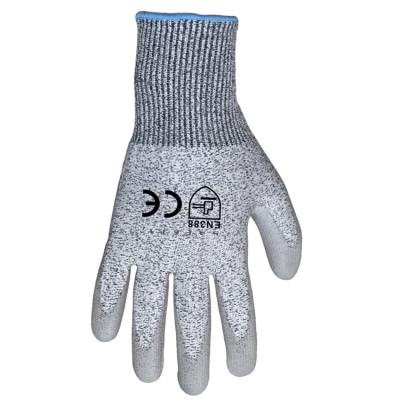 China SANSHOU 13G HPPE Industrial Wholesale Level 5 Gray Cut Resistant Safety Gloves Anti Cut Work Gloves for sale