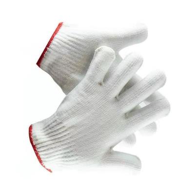 China Durable Low Price 7 Gauge Cotton 13 Polyester String Household Gardening Knitted Safety Hand Working Gloves for sale