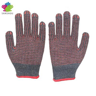 China Factory Direct Sales Gardening Construction Building Professional Industrial Gardening Products Non Slip Dotted Gloves for sale