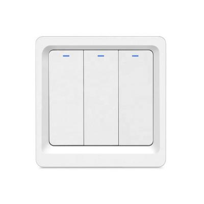 China ABS+PC Standard EU Tuya Smart Zigbee Switch Wall Switches Voice Control Smart Light Switch for sale