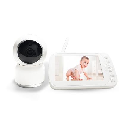 China PAN-TILT 5inch LCD 1080P Baby Monitor Night Vision Talk Pan Tilt Visual Two Way Baby Monitor for sale