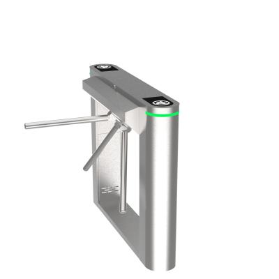 China Integrated Siren Door Security Double Side Access Control Automatic Tripod Turnstile for sale