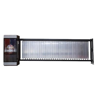 China Car park ; Pedestrian Gate Outdoor Advertising Aluminum Parking Solar Powered Led Light Arm Factory Price Highway Barrier Gate for sale