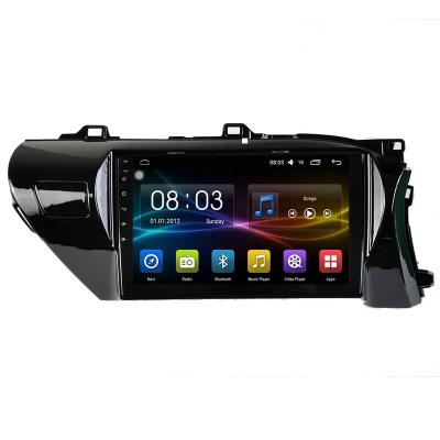 China Android 12 SDK Car Radio GPS Navigation DVD Player Stereo Multimedia System For Toyota Hilux 2015 2016 2017 2018 for sale