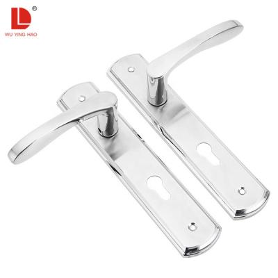 China WUYINGHAO Modern Hot Sale Stainless Steel Door Handle With Plate for sale