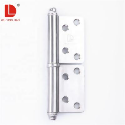 China Durable Hot Selling WUYINGHAO Stainless Steel Security Door Separable Detachable Flag Welding Hinge For Toilet Door for sale