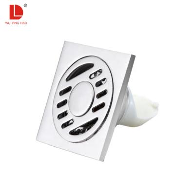 China WUYINGHAO Durable Stainless Steel Bathroom Shower Smell-Resistant Brushed Floor Drain for sale