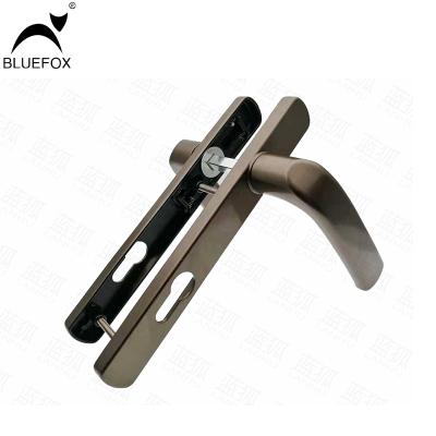 China Link Device Material Alloy Color Handle Panel Security Front Door Lock Push Pull Push Pull Handle for sale