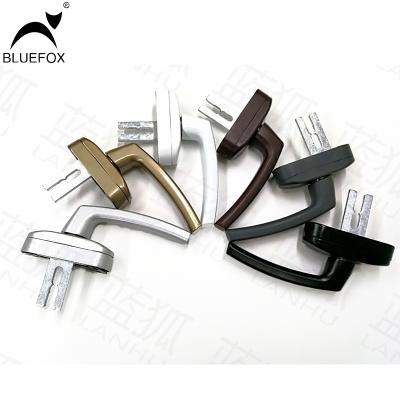 China Modern Curtains Fabric Window Lock Accessories Door and Window Handles Aluminum Window Handle for sale