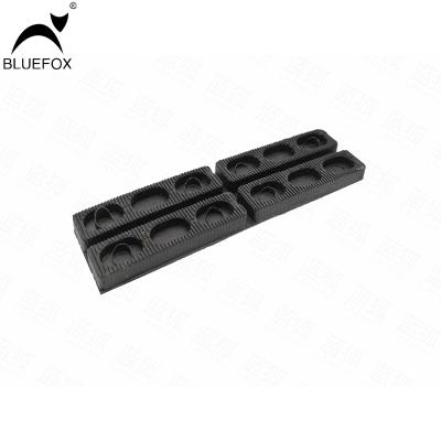 China BLUE FOX Modern Black Hard Glass Trim 5MM Plastic Window Accessories for sale