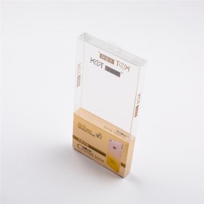 China Clear PET Recyclable Custom Printed PVC Cell Phone Plastic Case Box for sale