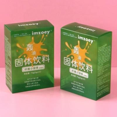 China Recycled Materials Xilong PET Plastic Folding Packaging Box For Tea for sale