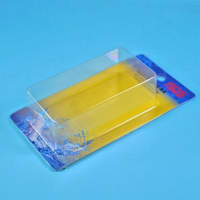 China High Quality Plastic Recyclable Edge Fold Slide Card Clear Blister Packaging For Hardware Tools for sale