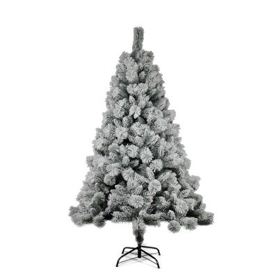 China Factory Wholesale 210cm Christmas Party Family Decoration Snow Heavy Assembled Pine Christmas Tree for sale