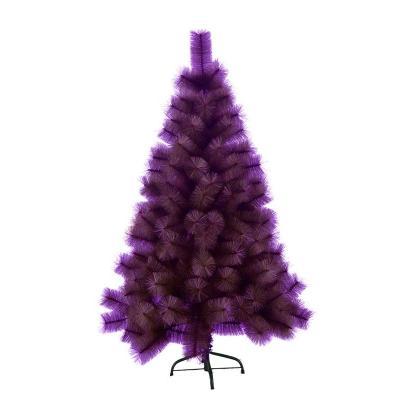 China Purple Needle Tinsel Artificial Christmas Tree 5FT Hot Selling Christmas Decoration Suppliers for sale