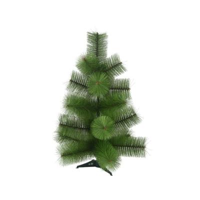 China Hot Sale 60CM Needle Leave Office Christmas Tree Small Pine Needle Green Christmas Tree for sale