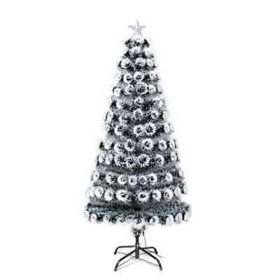 China Blue Led Lights Led Fiber Optic Christmas Tree Blue Lights Pre Lit Christmas Home Decorations for sale