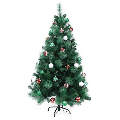 China Christmas Home Decoration 2022 Hot Sale New Style 150cm Christmas Tree With Red And White And Green Decorative Balls Mix For Home/Party for sale