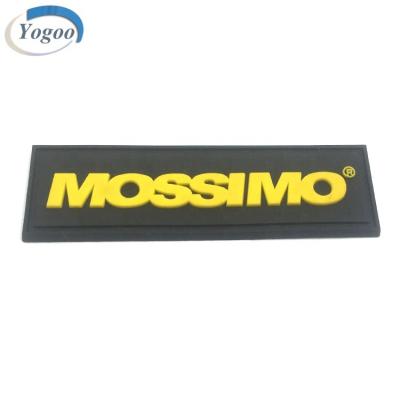 China Sustainable Hot Selling Soft Custom 3D PVC Patch Rubber Logo Eco - Friendly For Clothing / Bags for sale