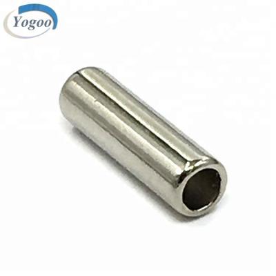 China Nickel Free Cylindrical Zinc Alloy Suction String Stopper For Clothes for sale