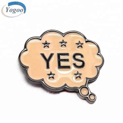 China Attractive 3D Colorful Enamel Plated Zinc Alloy Custom Metal Lapel Pins Badge for sale