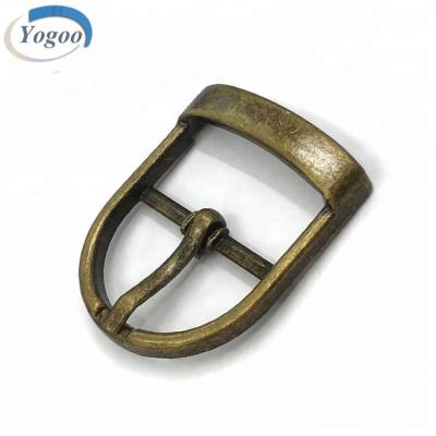 China Large Antique Shoe Buckle China Factory Wholesale Antique Brass Zinc Alloy Metal Pin Shoe Buckles for sale