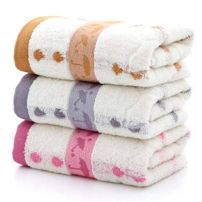 China China Jacquard Eco-Friendly Face Towel Quick Delivery Disposable Towel Washcloth Quick Dry Safe For Kids Cotton for sale